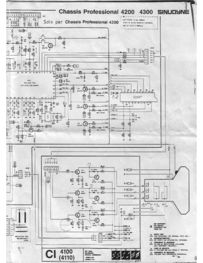 synudine chassis 4200 4300 Complete scheme, chassis 4200 4300 Synudine